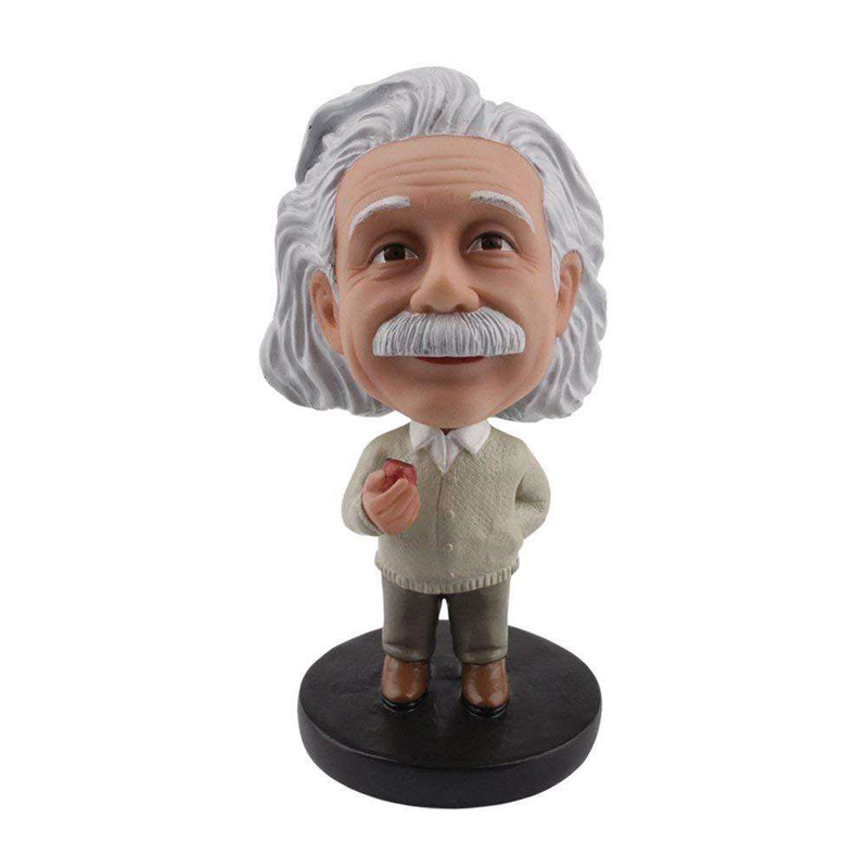 Custom Polyresin Albert Einstein Dashboard Bobble Head - Resin Tourist ...