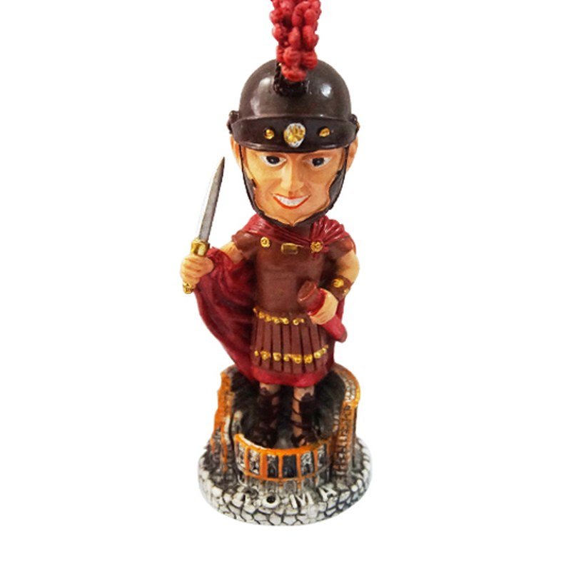 Branded mascot resin bobblehead
