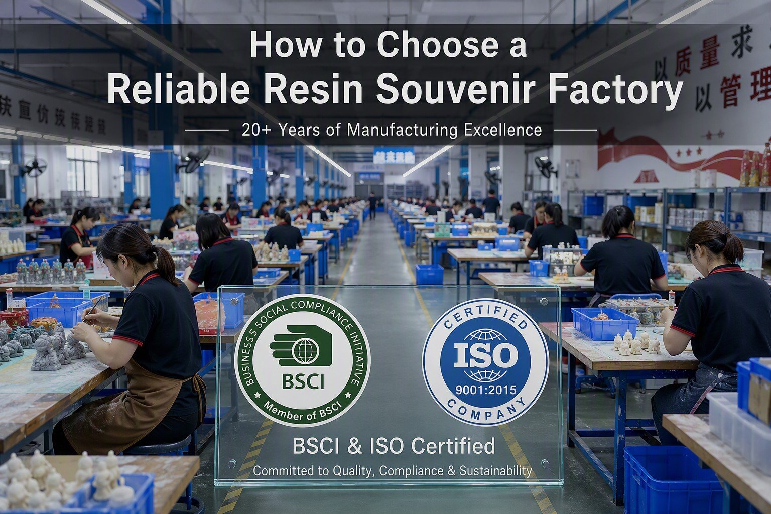 BSCI certified polyresin souvenir factory audit