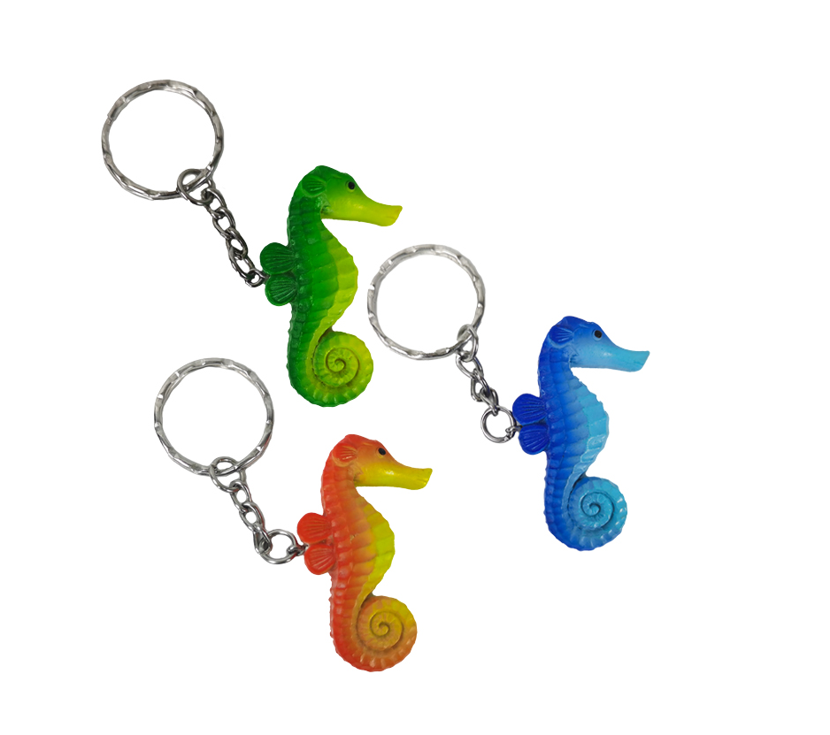 Glitter and Embedded resin keychain